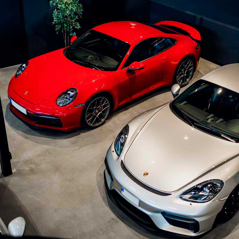 porsche-röd-silver-bilnet